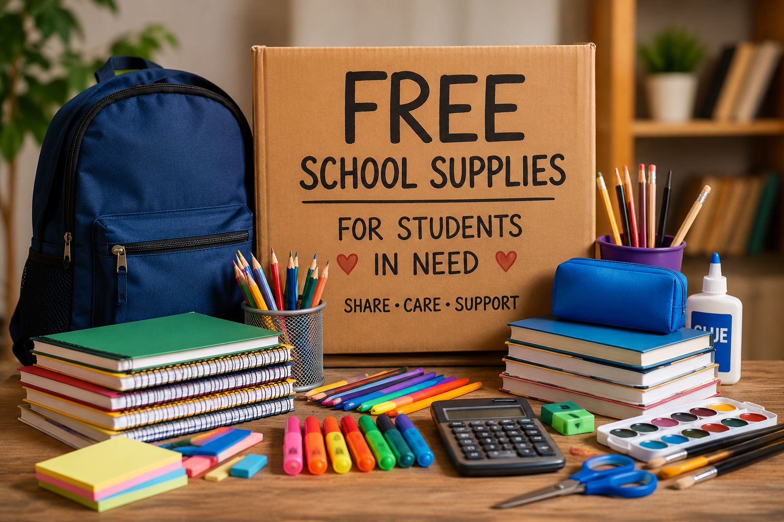 Free School Supplies for Students in Need