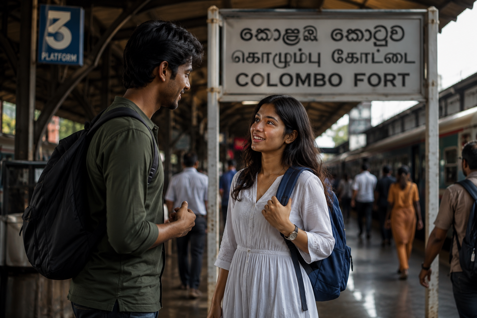 Looking for Girl Met at Colombo Fort Railway Station
